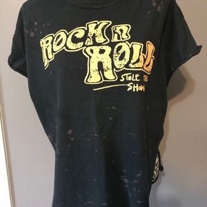 Side slit Tee by Pebby a Forevee